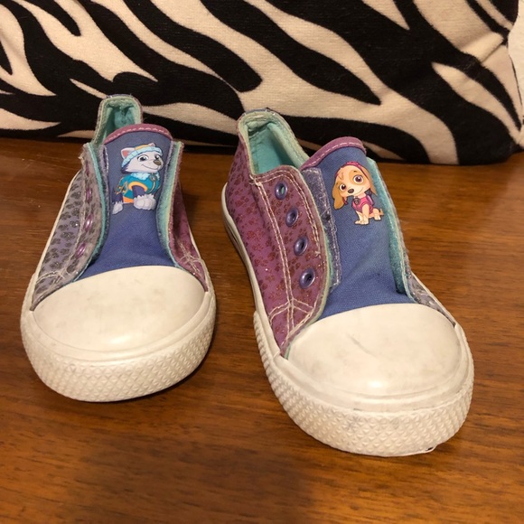 Paw Patrol girl’s slip on sneaker shoes size 10 - Picture 4 of 8